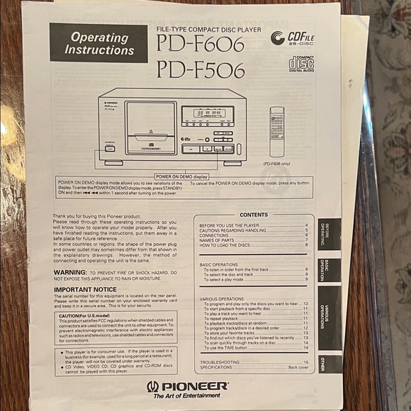 Pioneer Multi Disc CD Player - Picture 5 of 5